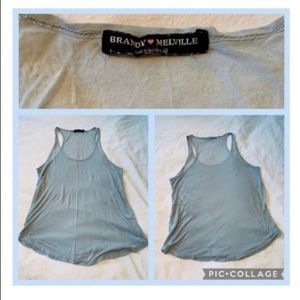 Brandy Melville blue tank top Sz Sm. Smoke free. Soft & comfy!